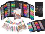 Set 242 piese, Pixuri cu gel multicolor + Rezerve + Carte de colorat + Penar - imagine 2