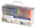 Set 140 piese, Pixuri cu gel multicolor cu sclipici (glitter) - imagine 10