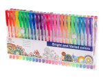 Set 50 piese, Pixuri cu gel multicolor cu sclipici (glitter) - imagine 8