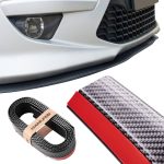 Protectie spoiler, prelungire bara fata/spate din cauciuc, culoare CARBON Negru - imagine 2