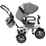 Tricicleta si Carucior pentru copii Premium TRIKE FIX V3 culoare Gri - imagine 11