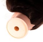 Cap de manechin cu Par Natural pentru exersare coafuri - imagine 4