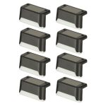 Set 8 Lampi solare LED pentru iluminat scari exterioare cu senzor crepuscular - imagine 11