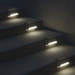 Set 8 Lampi solare LED pentru iluminat scari exterioare cu senzor crepuscular - imagine 5