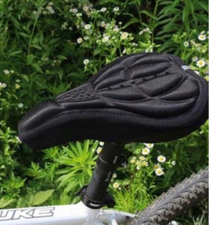 Husa universala neagra cu gel pentru scaunul bicicletei AVX-RW5D
