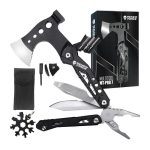 Unealta de supravietuire 17-in-1, model "Black Axe Multi-tool" pentru camping, calatorii, offroad, ATV, SSV, model AVX-WT-MT-PRO-7