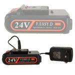 Mini ferastrau electric cu lant, baterie de 24V si valiza de transport - imagine 6
