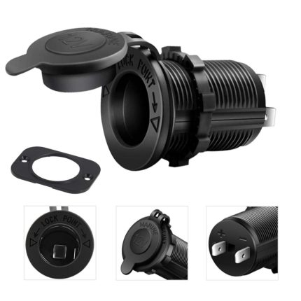 Priza suplimentara impermeabila pentru vehicule Off Road, ATV, SSV, tensiune 12V - 24V