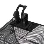 Cos metalic pentru bicicleta cu maner, demontabil, conceput pentru a fi montat in partea din fata, culoare Neagra - imagine 6