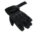 Manusi Tactice cu elemente de protectie, marime L, cu destinatie Moto, ATV, SSV, QUAD, culoare Neagra - imagine 5