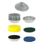 Perie electrica "5-in-1" cu 5 accesorii de curatare pentru baie, podea, rosturi faianta, piscina, cu afisaj cu LED si incarcare USB - imagine 15