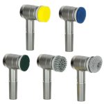 Perie electrica "5-in-1" cu 5 accesorii de curatare pentru baie, podea, rosturi faianta, piscina, cu afisaj cu LED si incarcare USB - imagine 6