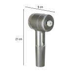 Perie electrica "5-in-1" cu 5 accesorii de curatare pentru baie, podea, rosturi faianta, piscina, cu afisaj cu LED si incarcare USB - imagine 2