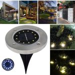 Lampa Solara estetica exterioara de gradina, cu 16 LED-uri, cu suport scurt - imagine 3