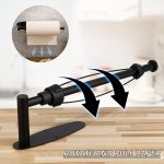 Suport rola prosop de bucatarie, culoare neagra - imagine 2