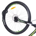 Suport pentru bicicleta cu prindere pe perete, rabatabil, metalic, culoare Neagra - imagine 2