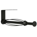 Suport rola prosop de bucatarie, culoare neagra - imagine 5