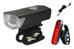 Kit Bicicleta Lampa Frontala LED + Lampa Stop LED ZD41B