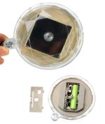 Lampa Solara estetica exterioara de gradina RGB LED tip "lampadar" - imagine 7