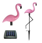 Set 3 x Lampa Solara estetica exterioara de gradina model "Flamingo" - imagine 8