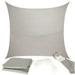 Umbrar de gradina dreptiunghiular, impermeabil, culoare Gri, dimensiune 4 x 3 m - imagine 3