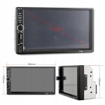 Player Video Auto dimensiune 2DIN, + Camera Marsarier INCLUSA, TouchScreen de 7 inch, 4 x 50W, model WDS-30 cu Bluetooth, Handsfree, Radio, MP3, WMA, MP4, AUX, Card, Telecomanda - imagine 4