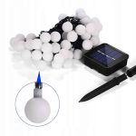 Ghirlanda Magica Luminoasa de exterior cu 50 LED-uri Multicolore, 8 functii si Panou Solar, lungime 6,7 m - imagine 5