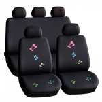 Set huse scaun auto ieftine, Universale 9 piese, model BUTTERFLY