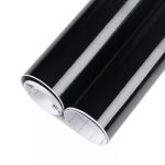 Folie auto pentru colantare integrala, Termoplastica, cu tehnologie "BUBBLE FREE", culoare Negru, finisaj Lucios, dimensiune 3,0m x 1,52m - imagine 2