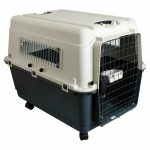 Cusca pentru transport Caini sau Pisici, Karlie Nommand, marime XL, dimensiuni 90 x 60 x 68 cm, culoare Gri/Alb