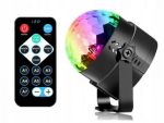 Proiector Disco LED RGB cu telecomanda si senzor de sunet - Bila Disco pentru petreceri - imagine 5
