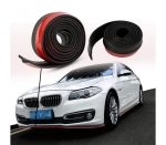 Protectie spoiler, prelungire bara fata/spate din cauciuc, culoare NEGRU - imagine 2