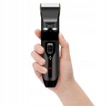 Aparat de tuns profesional pentru cani cu acumulator, lama titan + ceramica, incarcare USB, culoare Neagra, model AVX-WT-BLACK-T10 - imagine 5