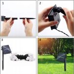 Ghirlanda Magica Luminoasa de exterior cu 50 LED-uri Multicolore, 8 functii si Panou Solar, lungime 6,7 m - imagine 3