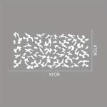 Set 2 stickere autoadezive Tuning in doua culori, model "Paint Stains", dimensiune 97 x 47 cm, culoare Negru + Alb - imagine 6