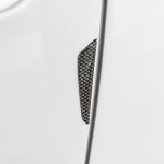 Set 8 elemente de protectie usa "Imitatie Carbon", flexibile, autoadezive, culoare Neagra - imagine 2