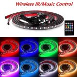 Lumini UnderCar LED - RGB pentru interior sau exterior cu telecomanda - 22cm - imagine 3