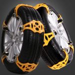 Set 12 piese, 8 x Lanturi Universale de Zapada, cu pinteni din otel si clichet​, demontabile, reutilizabile, cu manusi, racleta si geanta de depozitare - imagine 12