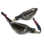 Set 2 lampi Semnalizare Moto cu LED, cu 2 functii, pozitie si semnalizare, 12V - imagine 8