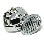 Claxon auto cromat 12V 2 buc CHR-01 - imagine 3