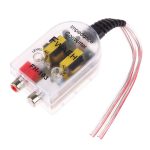 Convertor nivel semnal Hi-Low STEREO cu intrare 2 x RCA