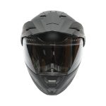 Casca motocross integrala negru mat cu viziera transparenta si ochelari de soare, marimea L, model LION - imagine 4