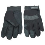 Manusi cu elemente de protectie, cu destinatie Moto, ATV, SSV, QUAD, culoare Neagra - imagine 2