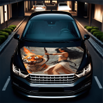 Folie Capota Auto "Hood Art" rezistenta la exterior, marime M (165 x 120cm) - Cod: AVX-CAPOTA-010M - imagine 2