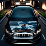 Folie Capota Auto "Hood Art" rezistenta la exterior, marime S (150 x 110cm) - Cod: AVX-CAPOTA-013S - imagine 2