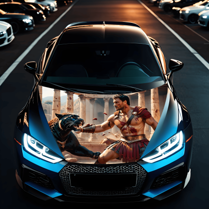 Folie Capota Auto "Hood Art" rezistenta la exterior, marime S (150 x 110cm) - Cod: AVX-CAPOTA-015S