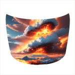 Folie Capota Auto "Hood Art" rezistenta la exterior, marime L (180 x 130cm) - Cod: AVX-CAPOTA-024L - imagine 3