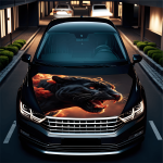 Folie Capota Auto "Hood Art" rezistenta la exterior, marime L (180 x 130cm) - Cod: AVX-CAPOTA-028L - imagine 2