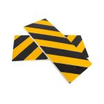 Set 2 placi de protectie coliziune portiera auto pentru garaje sau parcari, 50 x 20 cm - imagine 2