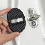 Set 4 buc. Ornamente Inchidere Usa, finisaj Carbon, culoare Neagra - imagine 3